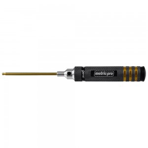 Ball Hex3.0mm Pro Big Handle RC Ball Hex Driver / Allen Wrench Set,  Metric, Titanium Coated Tips: 1-Piece